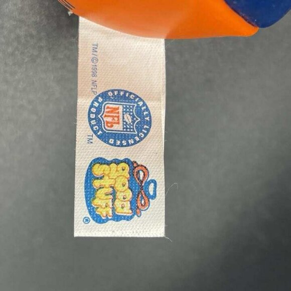 EUC Vintage 1998 Denver Broncos NFL Good Stuff Plush Football Keychain - Picture 8 of 9